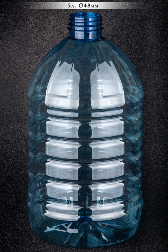 Plastic bottle, volume - 5 l - 1
