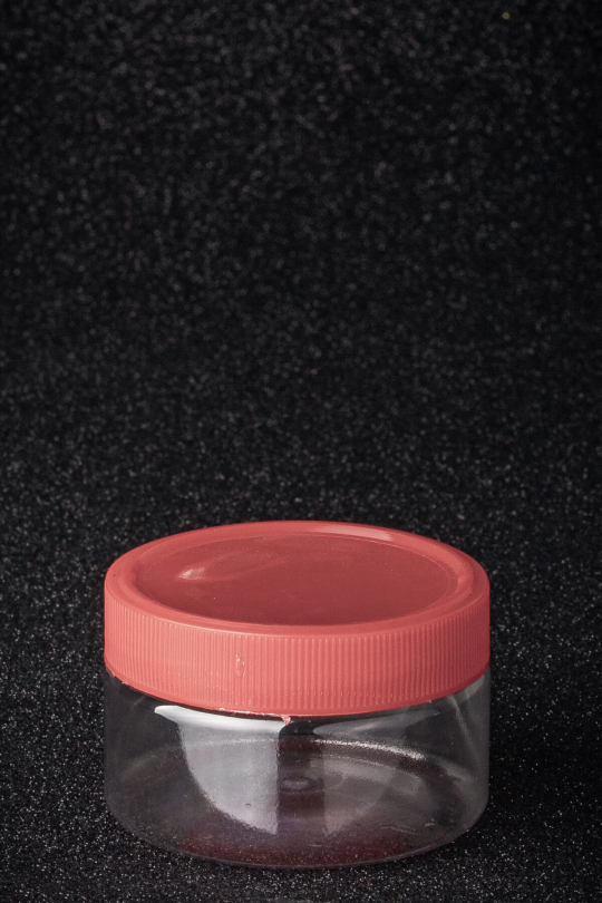 PET Plastic edged jar, volume - 100 ml - 1