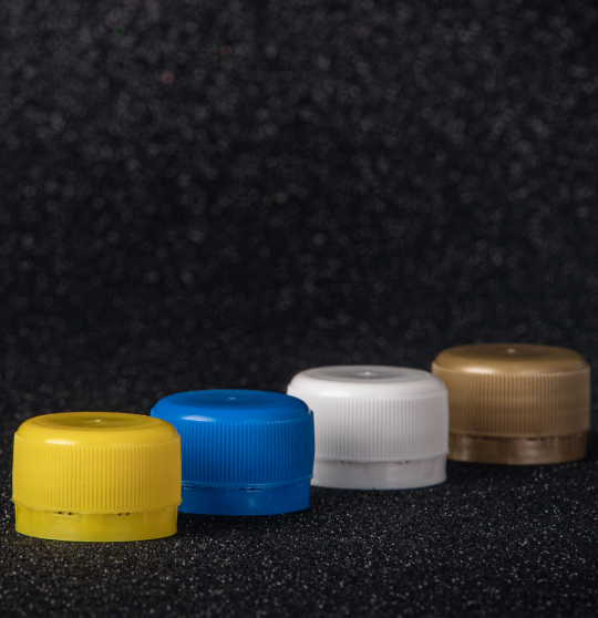 PET plastic caps for bottle 28 mm (coloured) - 5