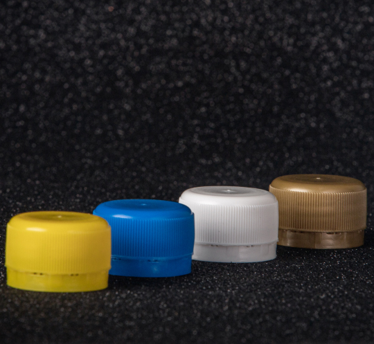 PET plastic caps for bottle 28 mm (coloured) - 6
