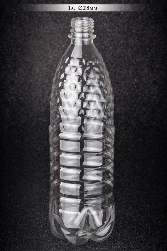 Plastic bottle, volume - 1 l - 1